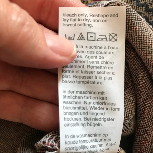 Madewell Checked Jacquard Setlist Boxy Tee, Size XL - Picture 3 of 9